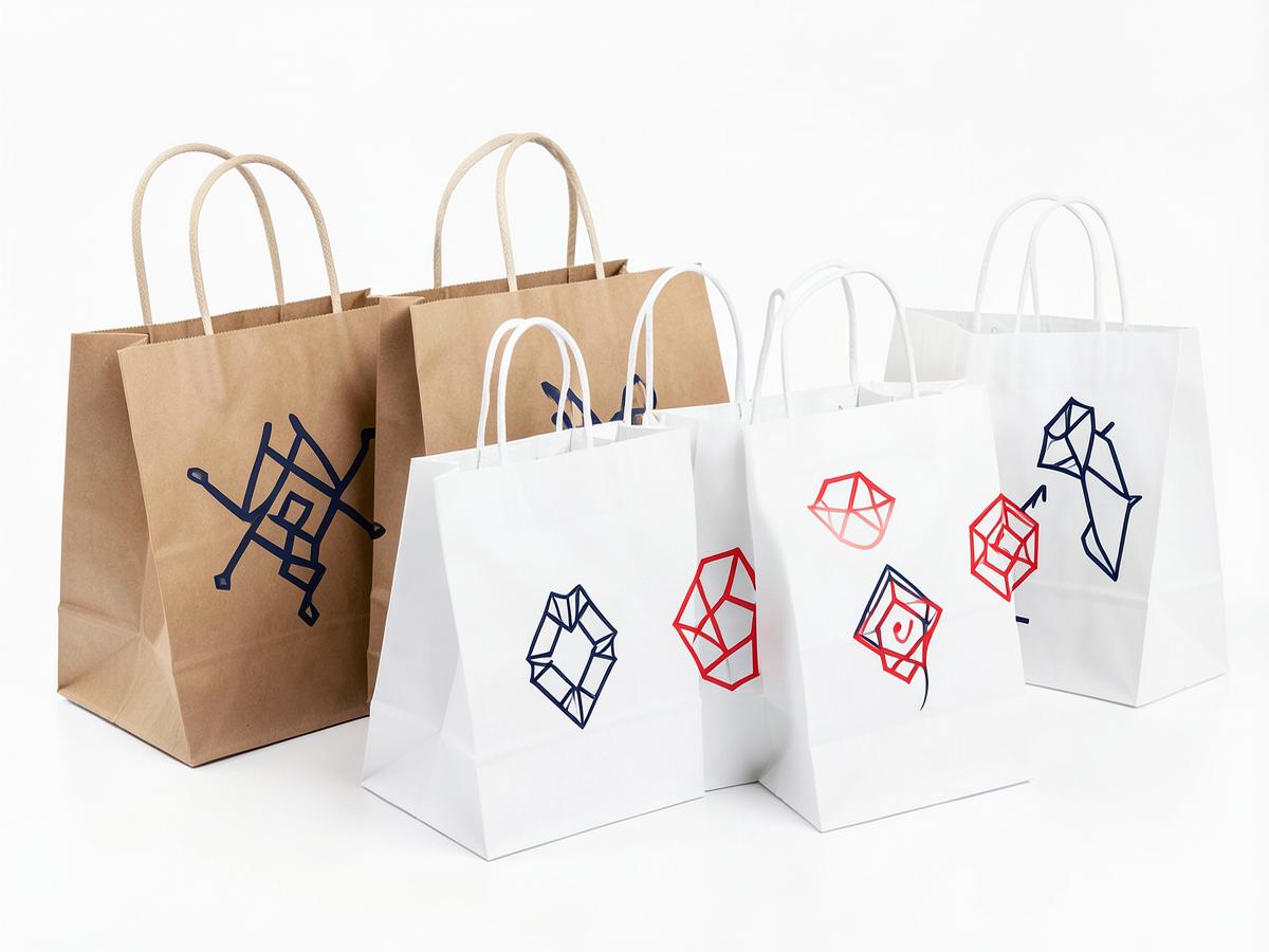 Branded Shopping Bags printing example